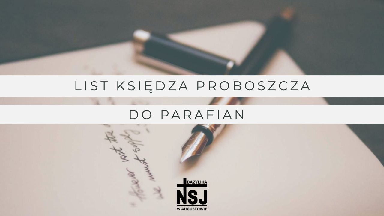 List Księdza Proboszcza do Parafian