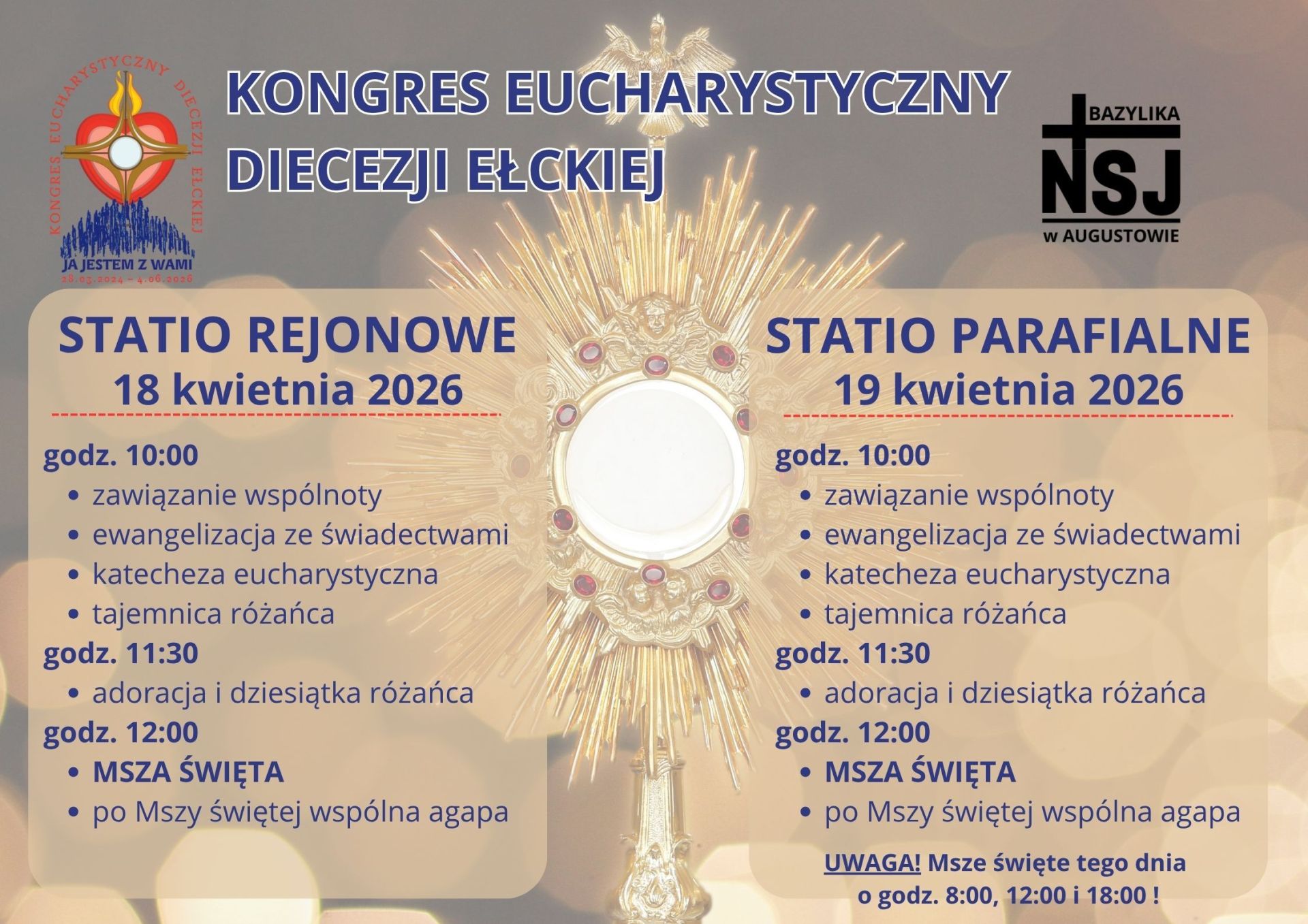 Statio Kongresu Eucharystycznego 2026